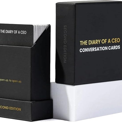 Conversation Cards by Steven Bartlett - 2nd Edition - Couples Card Game, Deep Question for Intimacy and Reconnection - Conversation Starters, Relationship & Date Night Cards