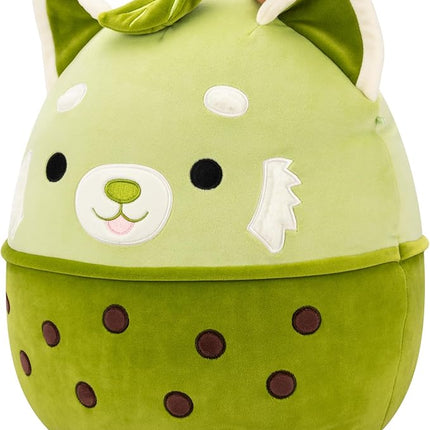 Squishmallows Original 14in Eitan The Matcha Boba Red Panda – Official Jazwares Plush (Large)