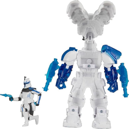 STAR WARS Epic World of Action Clone Captain Rex Mech Force Suit, 6.5-Inch Mech Suit & 4-Inch Action Figure, Toys for Boys & Girls Ages 4+ (Amazon Exclusive)