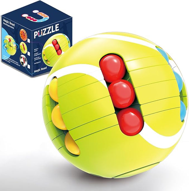 Puzzle Sport Ball Toys - 3D Brain Teasers and Puzzle Games for Kids and Adults, Travel Games for Ages 3+, Intelligence 2.5" Small Puzzles Magic Bead, Hand Sport, Adult Relieve Stress, Gifts for Boys
