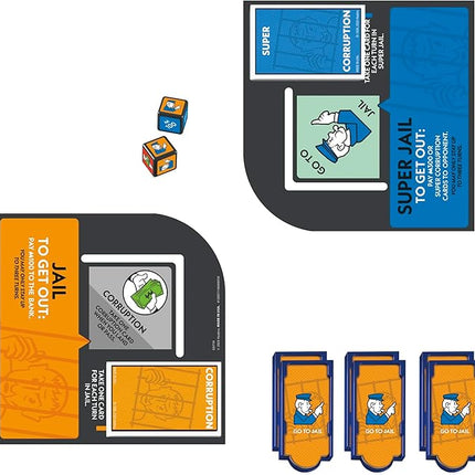 Monopoly Go to Jail Expansion | Add More Fun to Classic Monopoly Game and Play Faster | Ages 8+ | 2-6 Players | 40 Mins. | Family Board Games