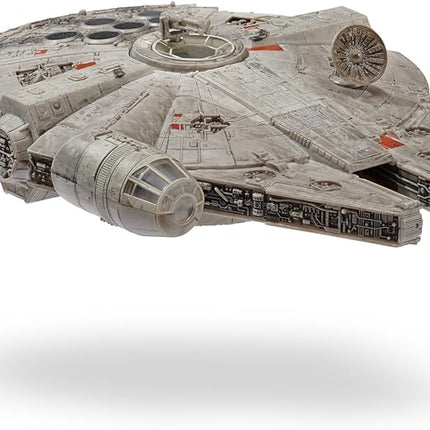 Star Wars Micro Galaxy Squadron Millennium Falcon - 9-Inch Assault Class Vehicle with Four 1-Inch Micro Figure Accessories