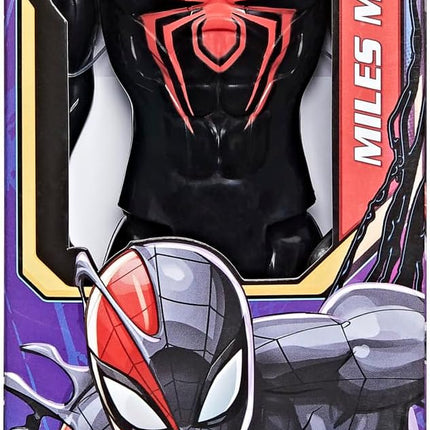 Spider-Man Marvel VenomVersus Titan Hero Series Miles Morales Action Figure, 12 Inch (30 cm) Super Hero Figures & Toys for Kids Ages 4+