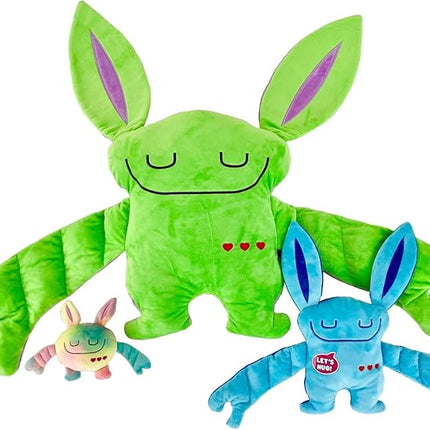 Bumpas 3 Pack Includes: Weighted Stuffed Pillow Animal (Shin Shin) with Surprise Bumpaloo & Thumper - Soft & Cuddly Plush for Comfort & Sensory Support