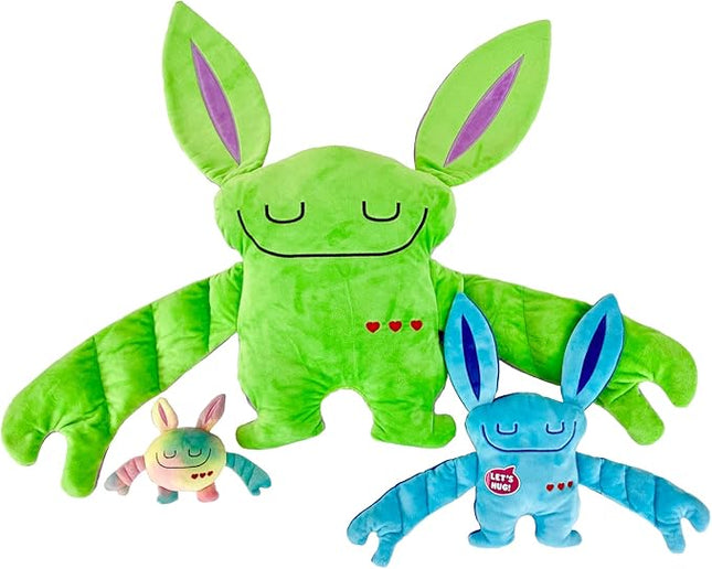 Bumpas 3 Pack Includes: Weighted Stuffed Pillow Animal (Shin Shin) with Surprise Bumpaloo & Thumper - Soft & Cuddly Plush for Comfort & Sensory Support