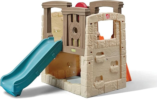 Step2 Woodland Climber II Kids Playset, Ages 2 –6 Years Old, Toddler Slide and Climbing Wall, Outdoor Playground for Backyard, Sturdy Plastic Frame, Easy Set Up