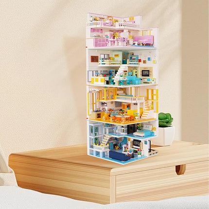 Friends House Building Block Set, Pets Collection Small Brick Model Set, Creative Mini Toy Building Sets, Children’s Day Birthday for Teens Kids Boys Girls 8+, 1235 PCS