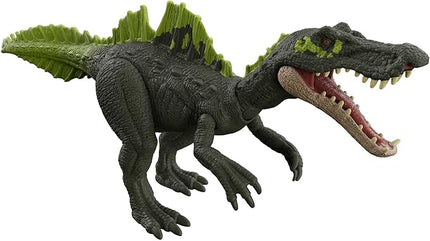 Mattel Jurassic World Dominion Roar Strikers Dinosaur Action Figure with Roaring Sound & Attack Action, Ichthyovenator Dino Toy Includes Downloadable App & AR