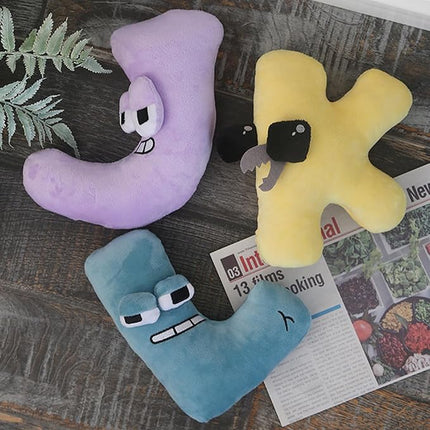 26-Letter Plush Toy Set (A-Z) - Cute Stuffed Plush Toys & Decorative Pillow, Educational Gift for Kids & Fun Home Decor (Z)