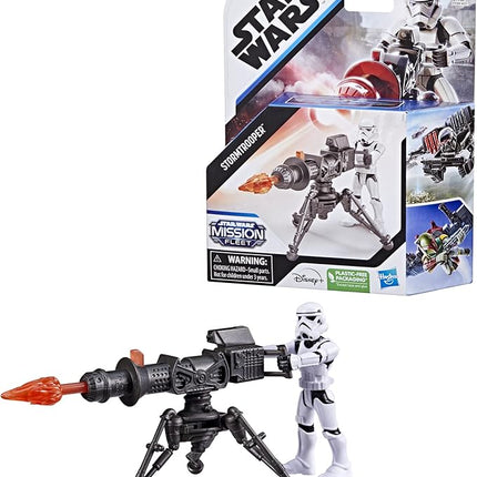 Star Wars Mission Fleet Gear Class Imperial Cannon Assault, 2.5-Inch-Scale Stormtrooper Action Figure, Toy for Kids Ages 4 and Up (F3786)