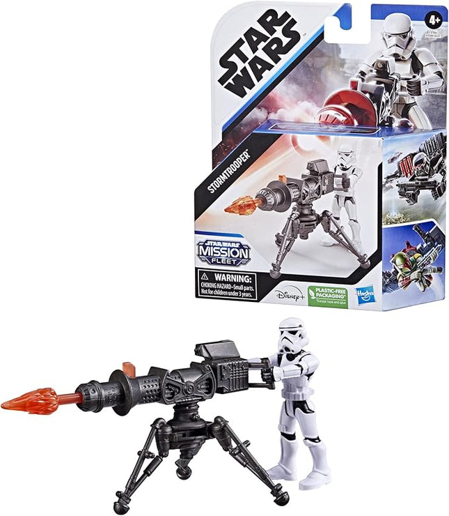 Star Wars Mission Fleet Gear Class Imperial Cannon Assault, 2.5-Inch-Scale Stormtrooper Action Figure, Toy for Kids Ages 4 and Up (F3786)