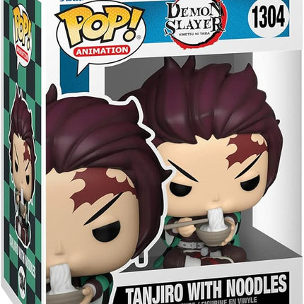 Funko POP! Animation: Demon Slayer - Tanjiro with Noodles - Collectable Vinyl Figure - Gift Idea - Official Merchandise - for Kids & Adults - Anime Fans - Model Figure for Collectors and Display