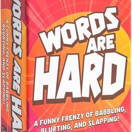 Words are Hard - Party Games - Family Card Games - for Kids 8 and up - for Adults - Family Game Night - Travel Game - Laugh Out Loud