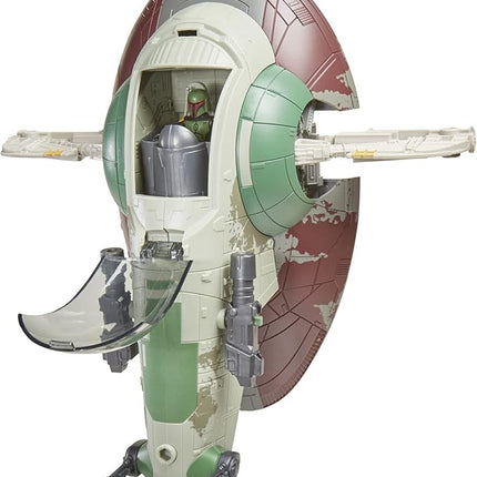 STAR WARS Mission Fleet Starship Skirmish, 2.5 Inch Boba Fett Action Figure and Starship Vehicle, Toys for 4 Year Old Boys and Girls and Up