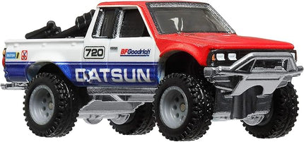 Hot Wheels Premium Car Culture Collectible Toy Car, 1:64 Scale Die-Cast Datsun King Cab Baja Custom, Terra Trek Vehicle with Real Riders Tires