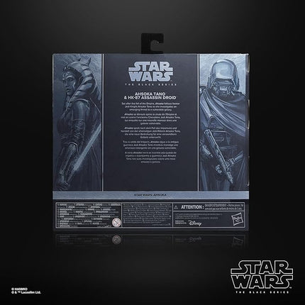 STAR WARS The Black Series Ahsoka Tano & HK-87 Assassin Droid, Ahsoka 6-Inch Action Figures, 2-Pack, Ages 4 and Up (Amazon Exclusive)