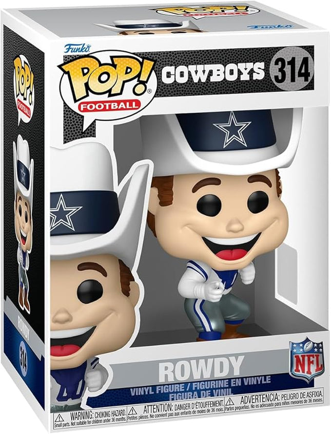 Funko Pop! NFL Mascots: Cowboys - Rowdy - NHL Mascots and Marks - Collectable Vinyl Figure - Gift Idea - Official Merchandise - Toys for Kids & Adults - Sports Fans - Model Figure for Collectors