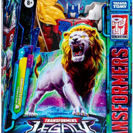 Transformers Toys Legacy Evolution Voyager Maximal Leo Prime Toy, 7-inch, Action Figure for Boys and Girls Ages 8 and Up