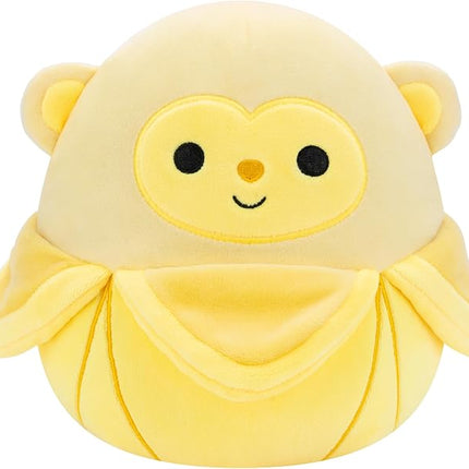 Squishmallows Original 8-Inch Pierogi Banana Monkey - Official Jazwares Plush