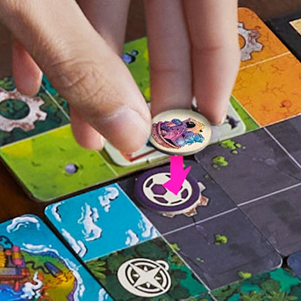 Life in Reterra Strategy Board Game | A Community (Re) Building Game | Ages 10+ | 2 to 4 Players | 35 Mins. Avg. | Games for Adults & Families