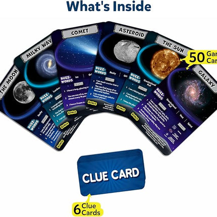 Skillmatics Guess in 10 NASA Space, Perfect for Boys, Girls, Kids & Families Who Love Card Games, Educational Toys, Travel Games, Gifts for Ages 8, 9, 10 and Up