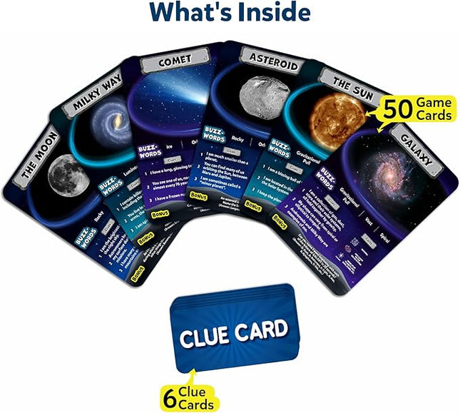 Skillmatics Guess in 10 NASA Space, Perfect for Boys, Girls, Kids & Families Who Love Card Games, Educational Toys, Travel Games, Gifts for Ages 8, 9, 10 and Up