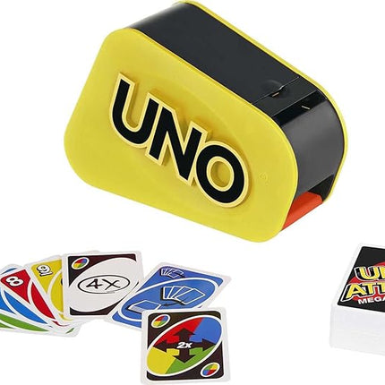 Mattel Games UNO Attack Game with Card Launcher Featuring Lights & Sounds, Plus Mega Hit Rule (Amazon Exclusive)