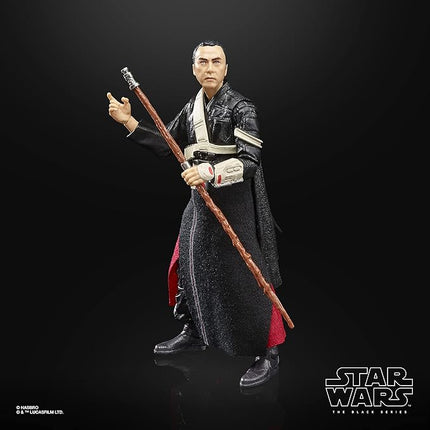 STAR WARS The Black Series Chirrut Îmwe 6-Inch-Scale Rogue One: A Story Collectible Action Figure, Toys for Kids Ages 4 and Up