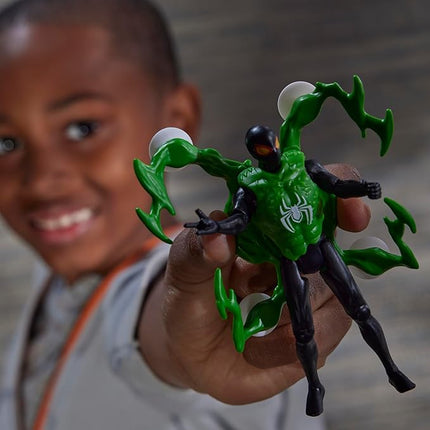 Spider-Man Marvel VenomVersus Epic World of Action Miles Morales Deluxe Figure with Accessories, 4-Inch Super Hero Toys for Kids Ages 4+
