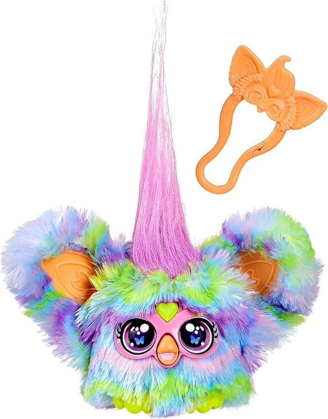 FURBY Furblets Swee-Dee Spring Mini Friend, Easter Chick Themed, Electronic Plush Toys for Girls & Boys, Multicolor, Speaks Furbish & Plays Music, Back to School Gifts, Ages 6+