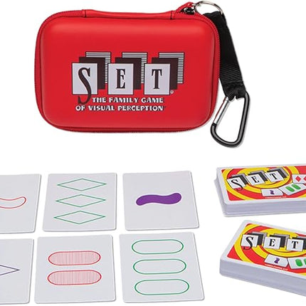 PlayMonster Set Card Games for Kids - Travel Case Bundle, Cards Included, Fun Family Games, Travel, Memory, Learning, Multi-Player, Ages 6+