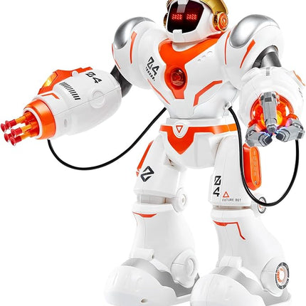 VEVOR RC Robot Toys for Kids, Battle Mode Programmable Remote Control Smart Robot with Bullets, Interactive Walking Dancing Robot for Age 3+ Year Old Boys Girls Birthday Gift Present