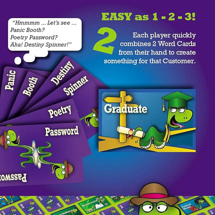 SNAKE OIL - The Silly Selling Party Game - Funny Group 3-10 Player Card Games - Fun Travel Activity for Friends and Family - Booster Shot Expansion for Ages 10+