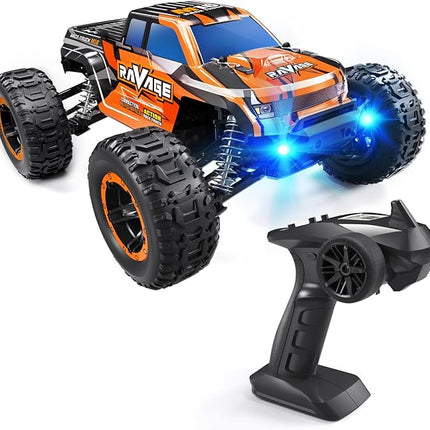 Loolinn | Durable RC Cars for Kids Gift - Hobby Grade, 1/16 RC Truck, Top Speed 19mph, Adjustable Speed, Off-Road, 4WD - Upgradeable Remote Control Car (Gift for Boys and Adults)