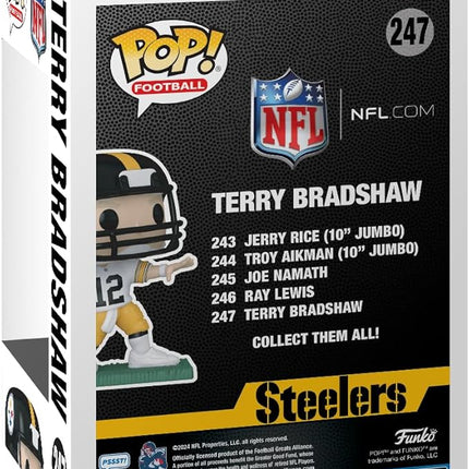 Funko POP! NFL Legends: Steelers - Terry Bradshaw - Collectable Vinyl Figure - Gift Idea - Official Merchandise - for Kids & Adults - Sports Fans - Model Figure for Collectors and Display