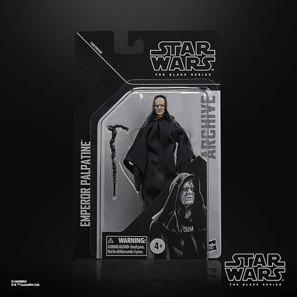 STAR WARS The Black Series Archive Emperor Palpatine Toy 6-Inch-Scale Return of The Jedi Collectible Figure, Kids Ages 4 and Up, (F4366)