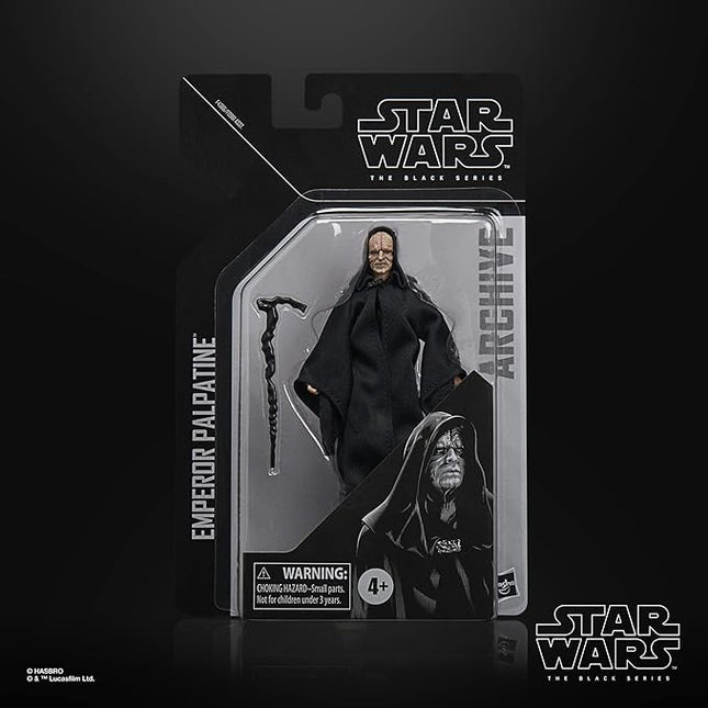 STAR WARS The Black Series Archive Emperor Palpatine Toy 6-Inch-Scale Return of The Jedi Collectible Figure, Kids Ages 4 and Up, (F4366)