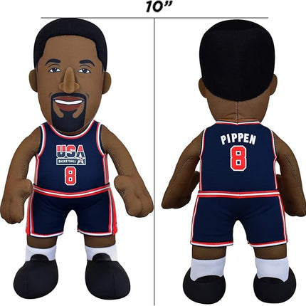 Bleacher Creatures USA Basketball Scottie Pippen 10" Plush Figure- A Dream Teamer for Play or Display