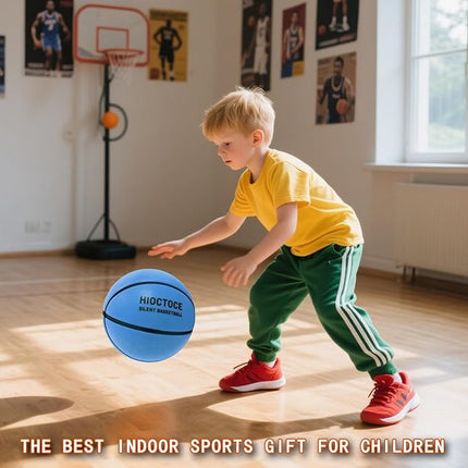 Silent Basketball Size 7 (29.5") - Upgraded Foam Basket-Ball for Arcade Games, Indoor Training, Higher Bounce, Quiet Dribble, Perfect for Various Indoor Activities & Basket-Ball Gifts
