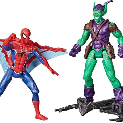 SPIDER-MAN Marvel Epic Hero Series vs Green Goblin 4-Inch Action Figure Set & 2 Accessories, Marvel Super Hero Toys for Kids Ages 4 & Up