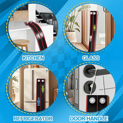 Flexible Race Track Toys for Kids 15 Ft with 4 Cars & Suction Cups, Portable Double Lane Racetrack Compatible with Hot Wheels & 1/64 Diecast Cars, Fun Car Ramp Track Set for Ages 3+(Black & Red)