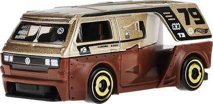 Hot Wheels Toy Trucks 10-Pack, Set of 10 Die-Cast 1:64 Scale Utility, Racing & Other Pickups or Vans, Modern & Retro Models (Styles May Vary) (Amazon Exclusive)