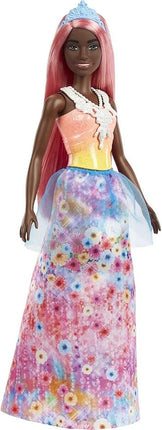 Barbie Dreamtopia Royal Fashion Doll with Light-Pink Hair & Sparkly Bodice Wearing Removable Skirt, Shoes & Headband Accessory