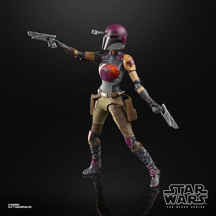 STAR WARS The Black Series Sabine Wren Toy 6-Inch-Scale Rebels Collectible Action Figure, Toys for Kids Ages 4 and Up