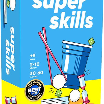 Super Skills - Action Game for Competitive People - Beat Your Friends at 120 Challenges - Fun Group Activity for Family Night or Party with Kids, Teen