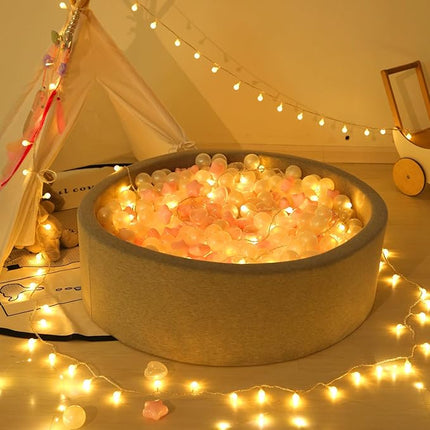 STARBOLO Star Ball Pit Balls for Toddlers -100pcs Phthalate Free BPA Free Non-Toxic Crush Proof Play Balls Play Tent Pool Playhouse Playpen Party Decoration.