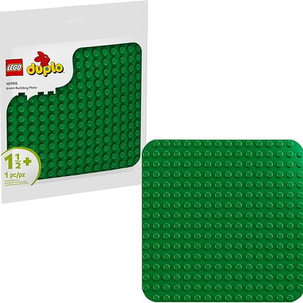 LEGO DUPLO Green Building Plate - 16x16 Stud Learning and Educational Building Toy for Toddlers, Preschool, Boys and Girls, Ages 1.5+ - Gift Ideas for Birthdays - 10460