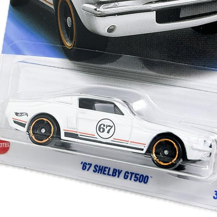Hot Wheels '67 Shelby GT500 [White] Mustang 60 3/5, 161/250, 1:64 Scale Diecast Car
