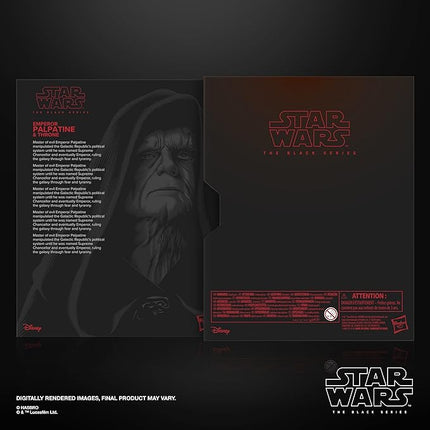 STAR WARS The Black Series Emperor Palpatine & Throne Return of The Jedi Collectible 6 Inch Action Figure (Amazon Exclusive)