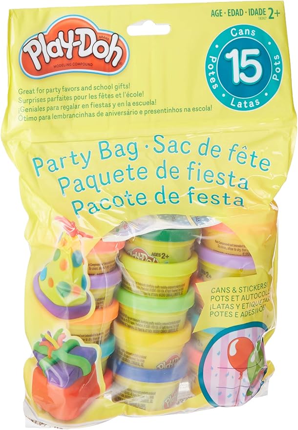 Play-Doh UPC 2 X Party Bag Dough, 15Count (Assorted Colors), 2 Pack